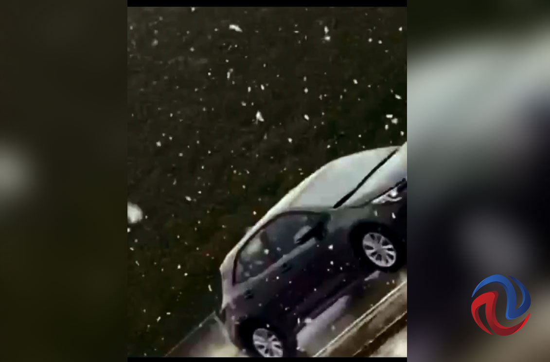 Reportan volcadura de tráiler y nevada en La Rumorosa