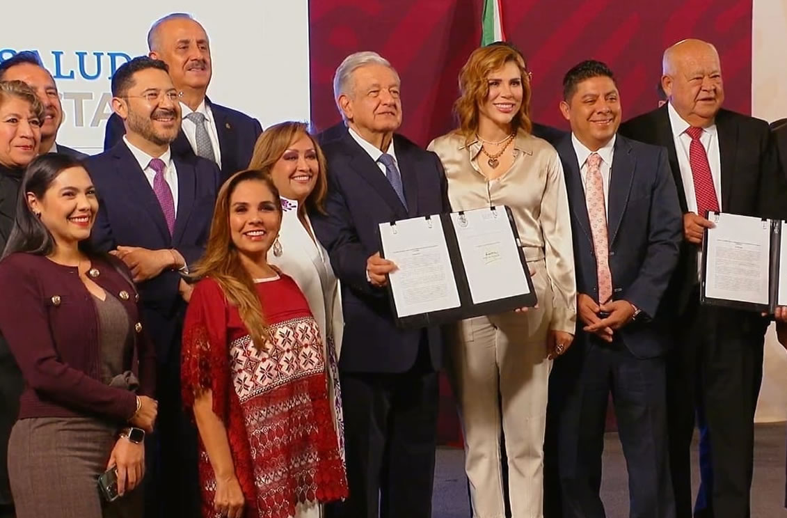 Firma BC acuerdo de federalización del sistema IMSS Bienestar
