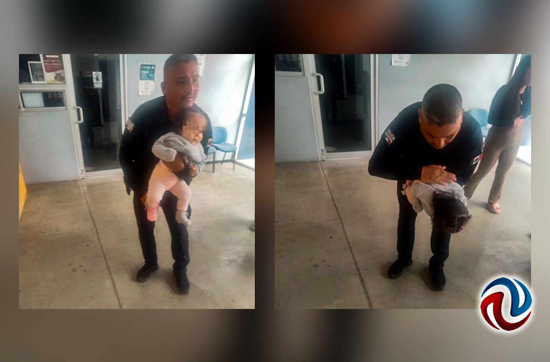 Atienden policías una emergencia por bebé inconsciente en Natura