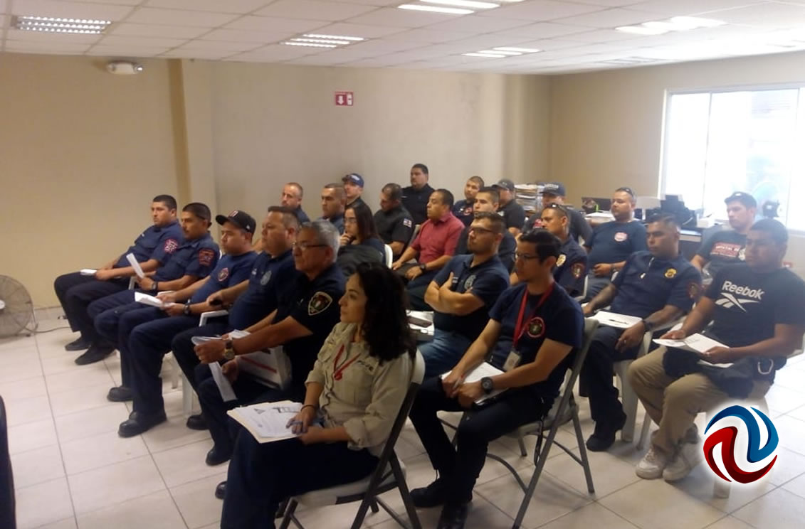 Participan Bomberos de Ensenada en curso de capacitación
