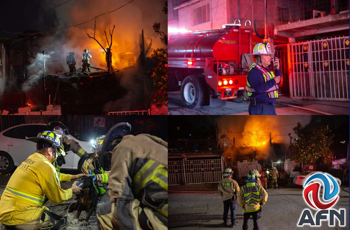 Incendio dejó pérdida total en dos viviendas de la Buenos Aires Norte