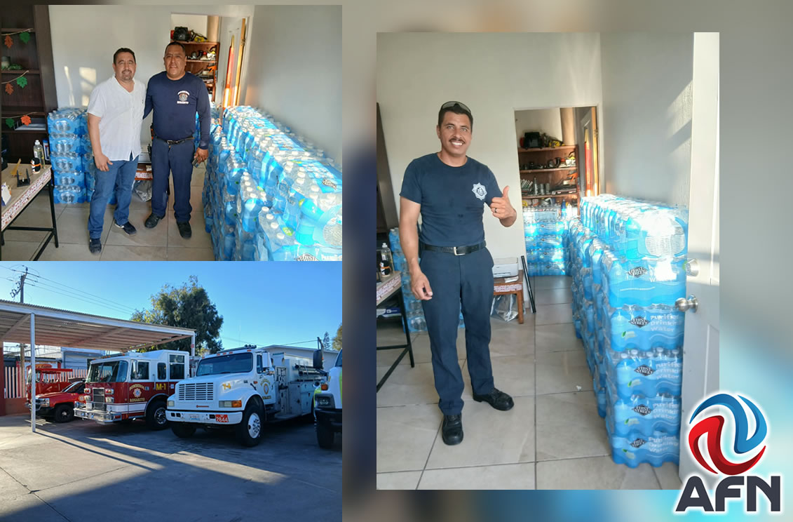 Agradecen apoyos a campaña de hidratación pro Bomberos de Rosarito