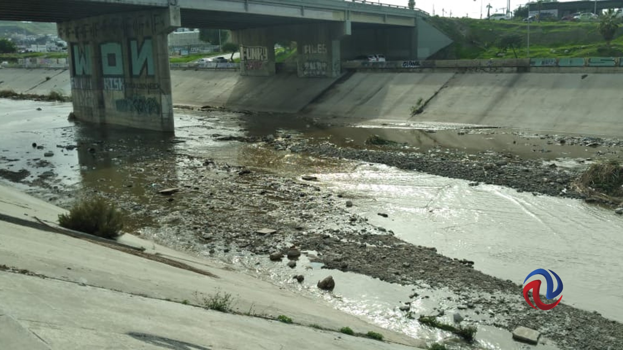 Preocupa a ciudadanos situación de la canalización del río Tijuana