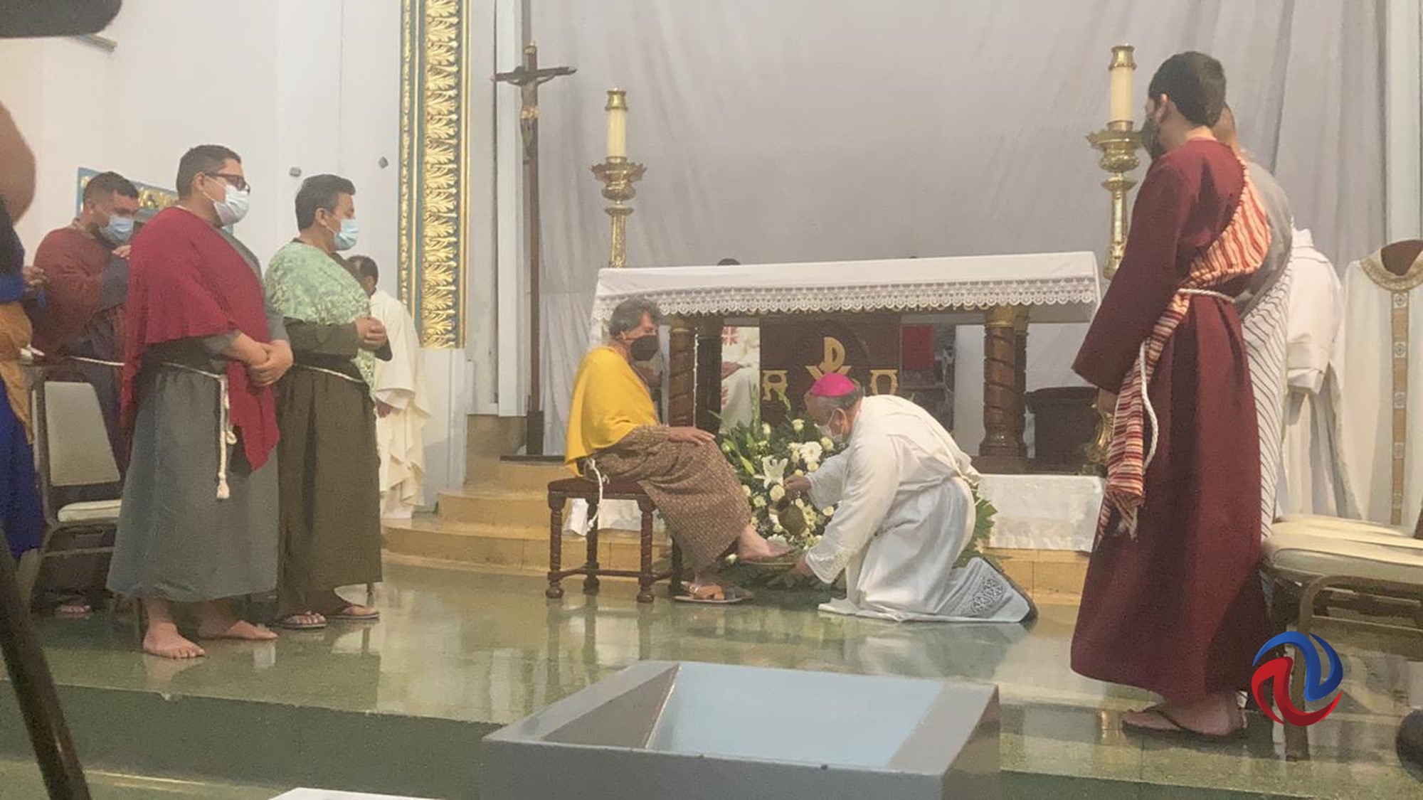 Celebran el Jueves Santo en la Catedral de Nuestra Señora de Guadalupe