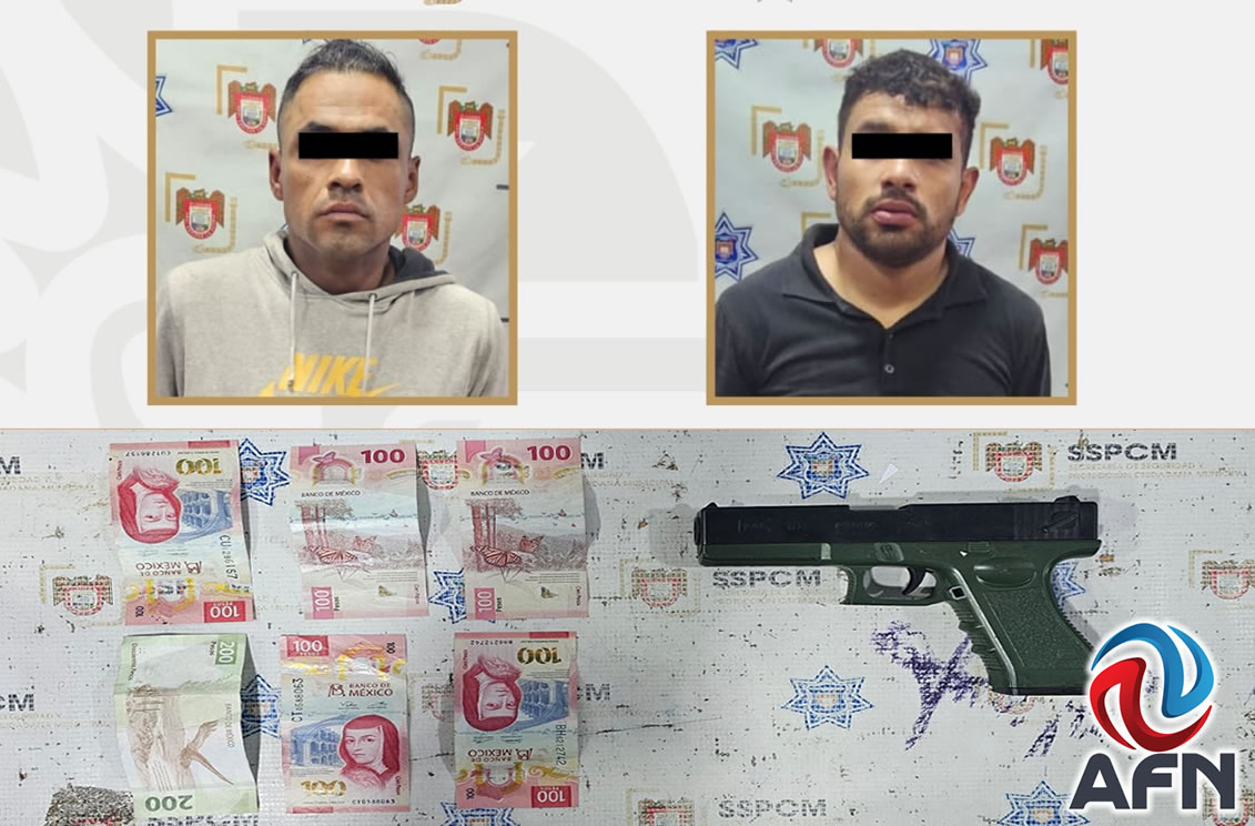 Sospechan de dos detenidos por serie de robos a cadena de tiendas