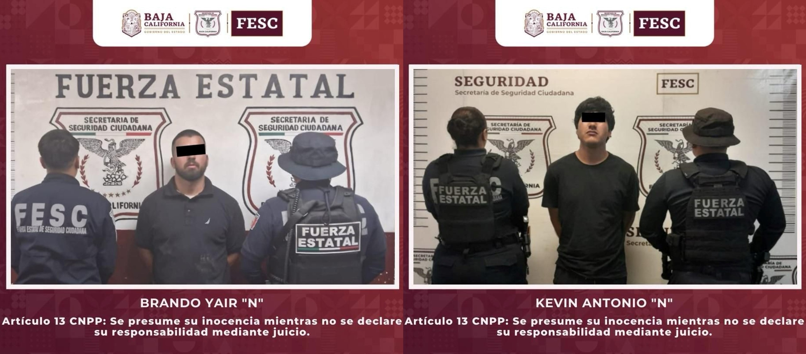 Detuvo la FESC a dos hombres por violencia familiar