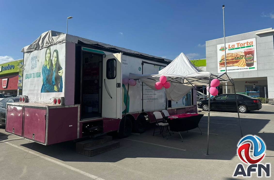 Instalaron Módulo Rosa para detección oportuna de cáncer en Plaza Sendero