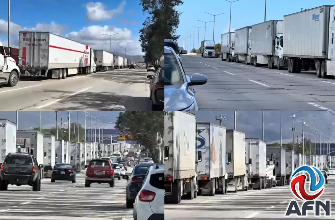 Caída en el sistema de Aduanas provoca largas filas de transportistas