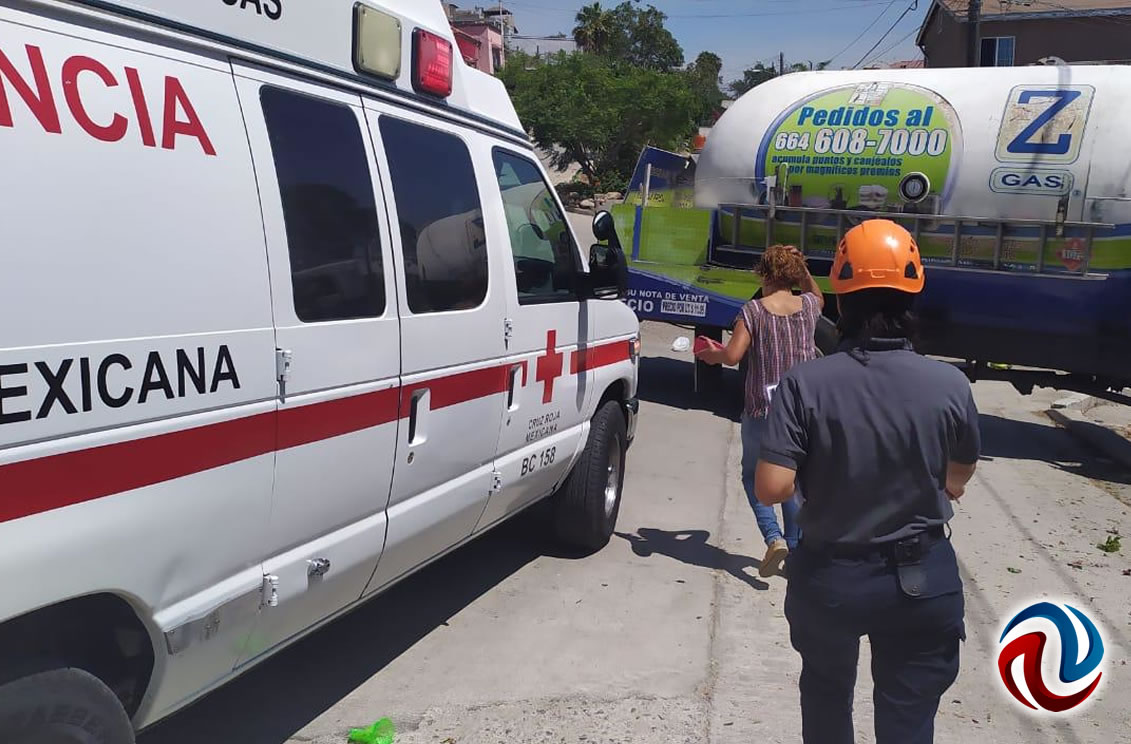 Pipa de gas choca contra domicilio en la Libertad 