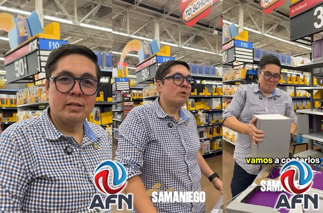 Diputados morenistas comprando en Calexico
