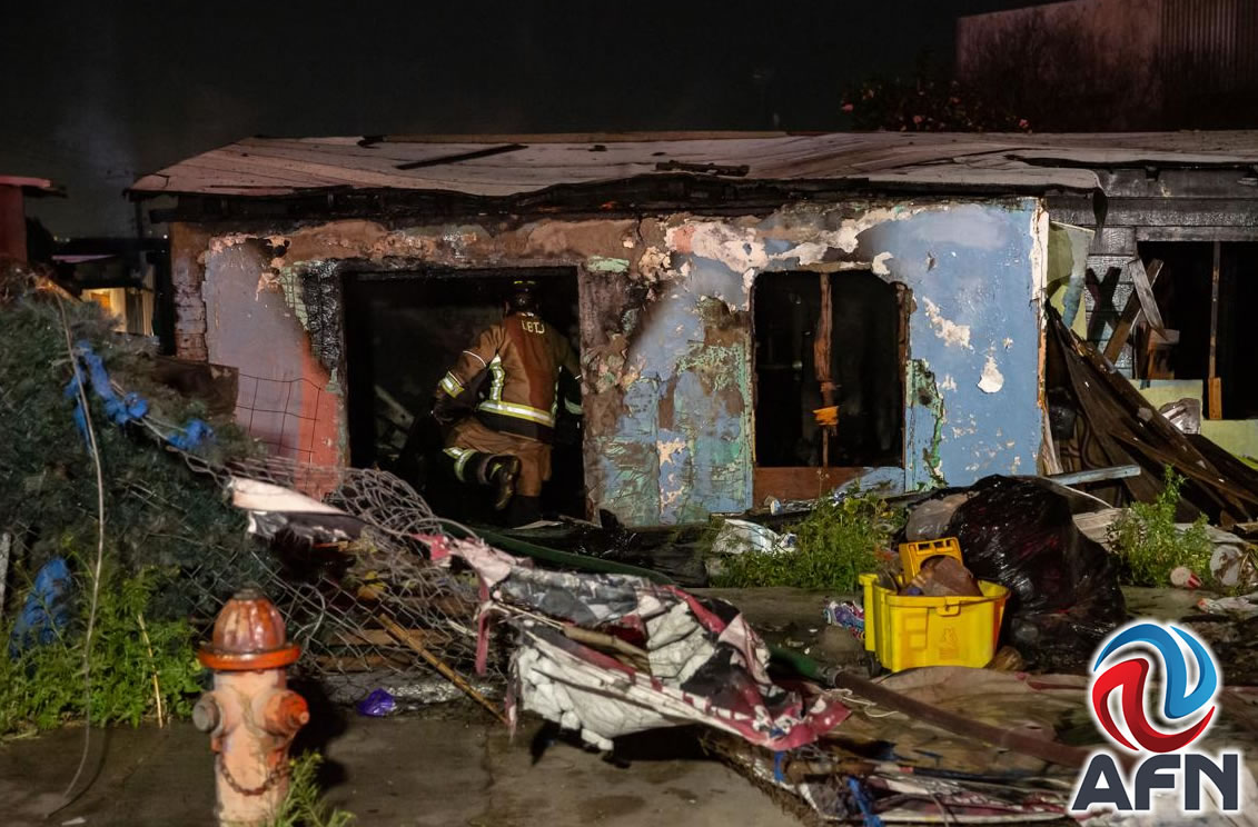 Incendio consume cuartería de la zona Centro