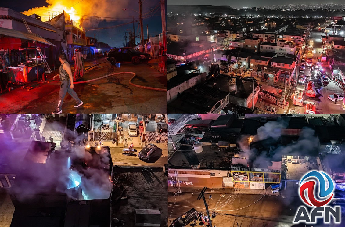 Fuerte incendio en unos departamentos deja dos heridos graves