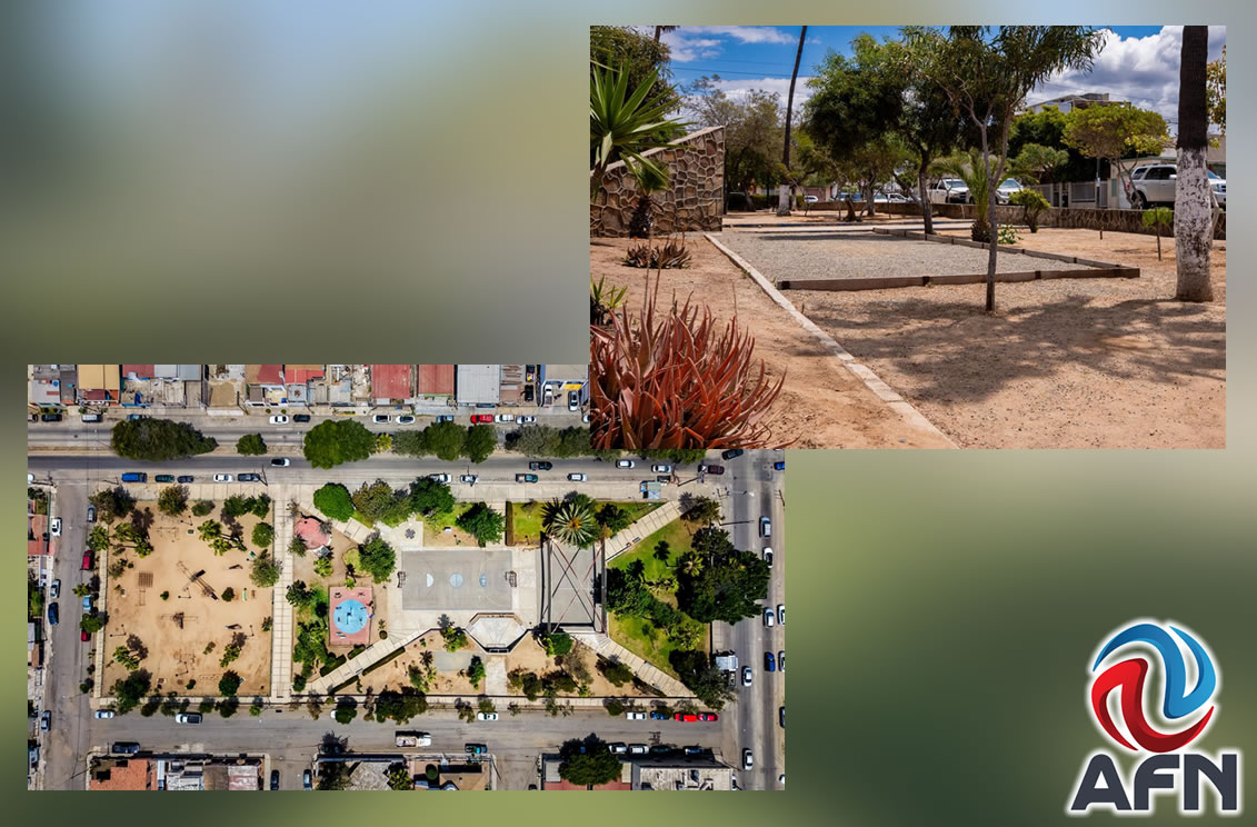 Realizaron limpieza y mantenimiento en el Parque Morelos de Ensenada 