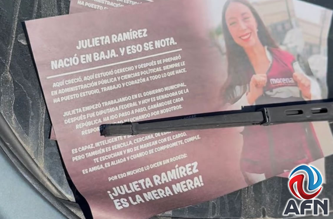 Julieta niega estar haciendo propaganda y evade a la prensa