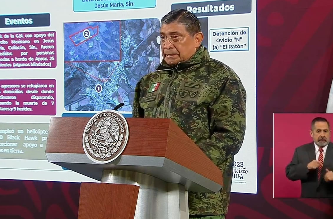 Murieron 19 delincuentes y diez militares en operativo: Sedena