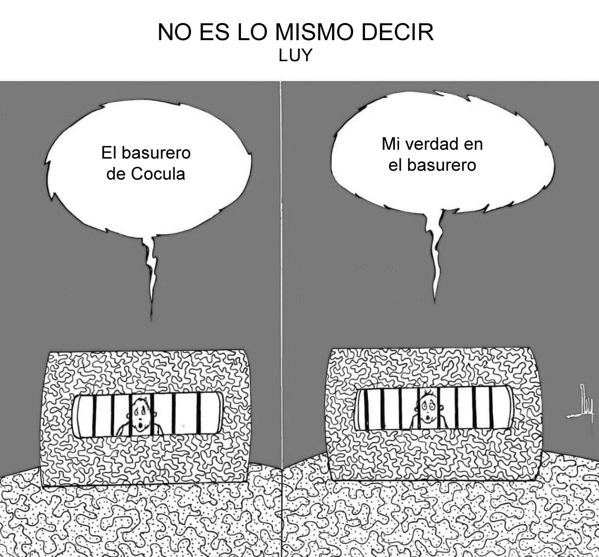 No es lo mismo decir No es lo mismo decir