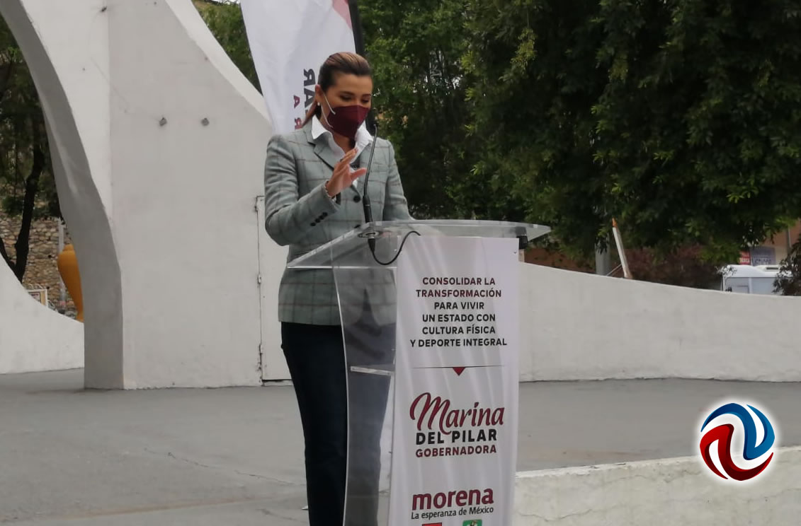 Promete Marina del Pilar becas a deportistas y creación de 150 parques