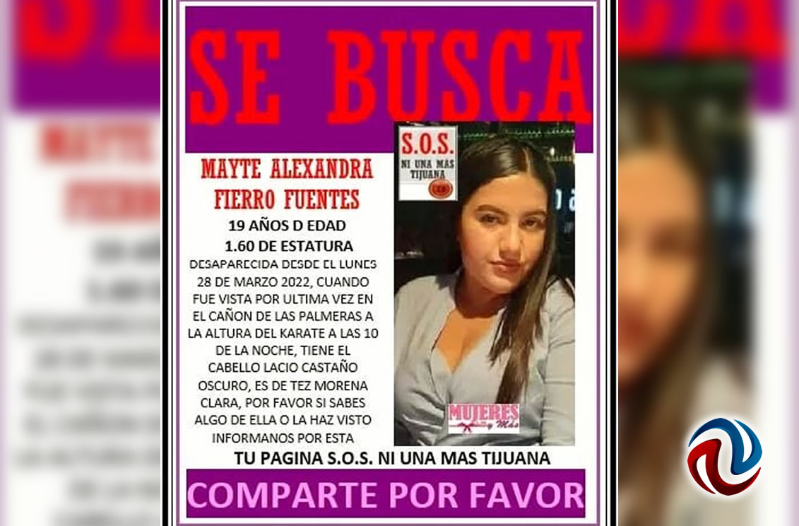 DóndeEstá  Mayte Alexandra desapareció en Tijuana cuando salía de