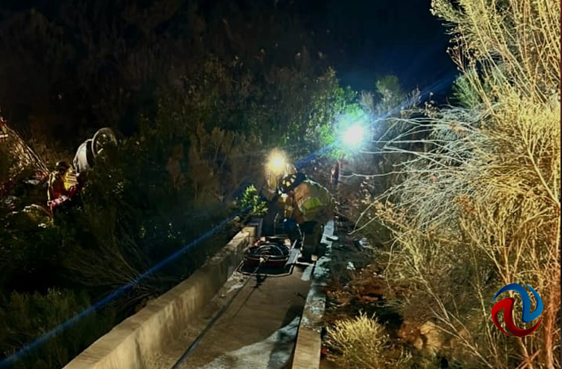 Un Muerto Y Dos Heridos Graves En Volcadura Sobre El Corredor 2000