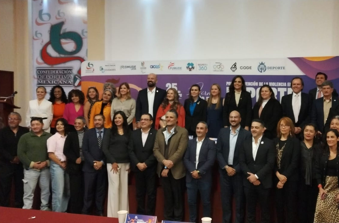 Firman pacto para erradicar la violencia de género en el deporte