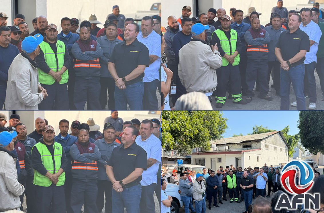 En paro laboral trabajadores de Obras Públicas de la delegación La Mesa