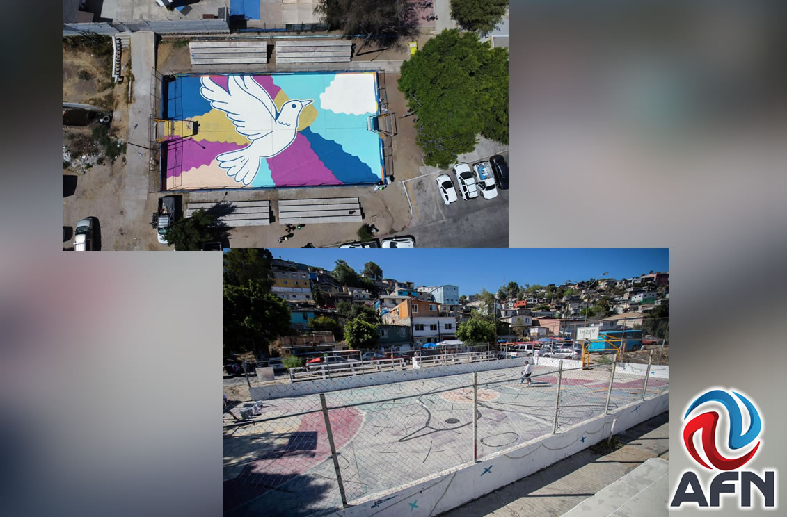 Rehabilitan cancha en Lomas Taurinas con apoyo del programa México Bien Hecho