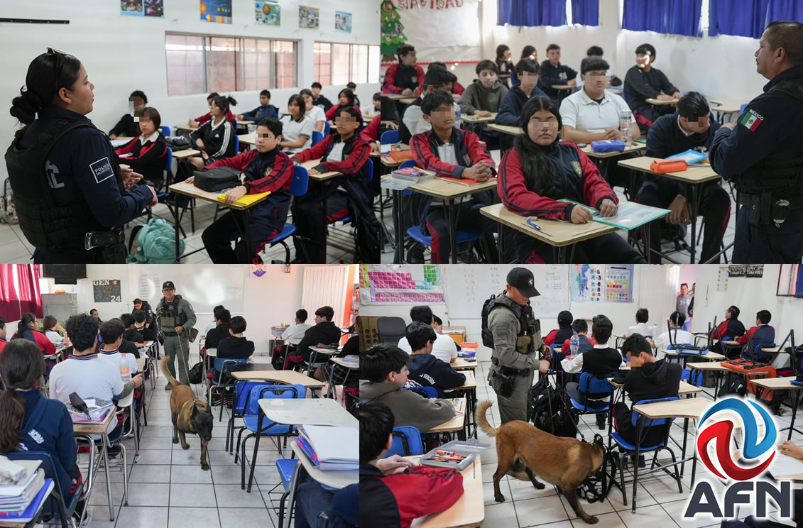 Alumnos van a clases con objetos cortantes, medicinas y ¡un bastón policial!