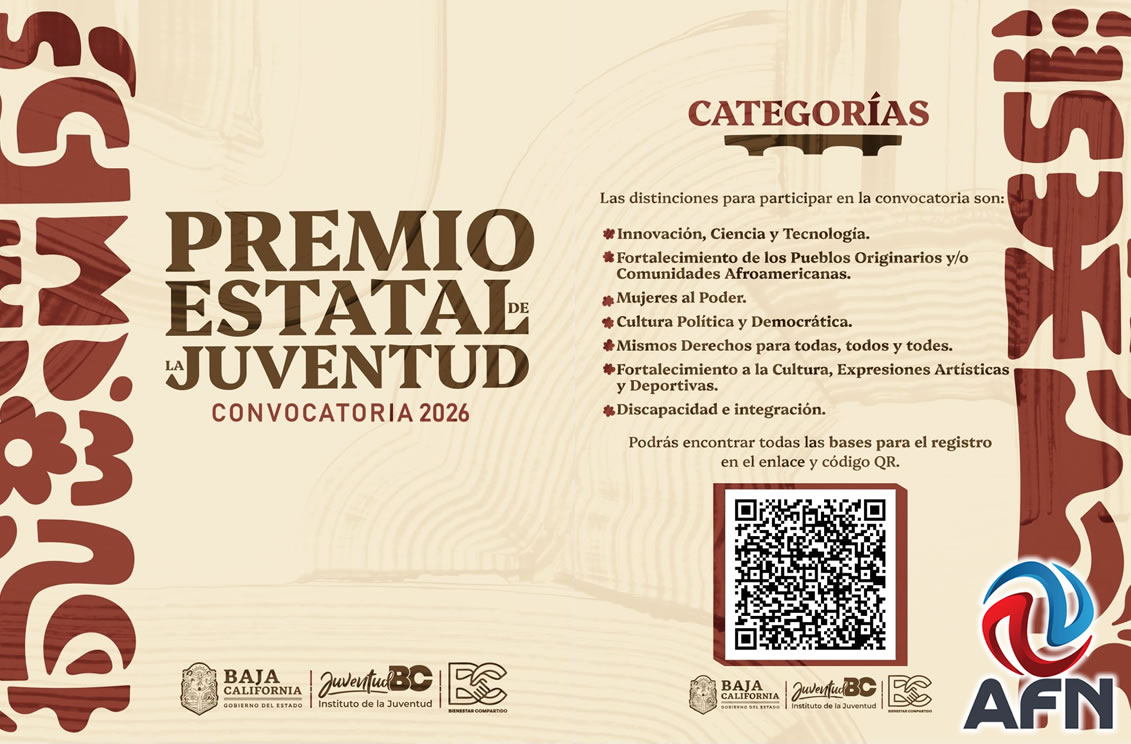 Cierra el 18 de octubre la convocatoria al Premio Estatal a la Juventud