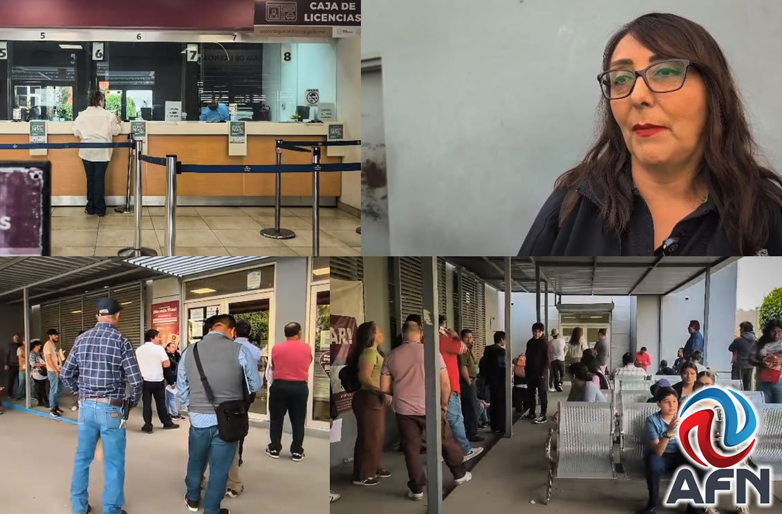 Realizan paro de labores en Recaudación de Rentas, en apoyo a trabajadora