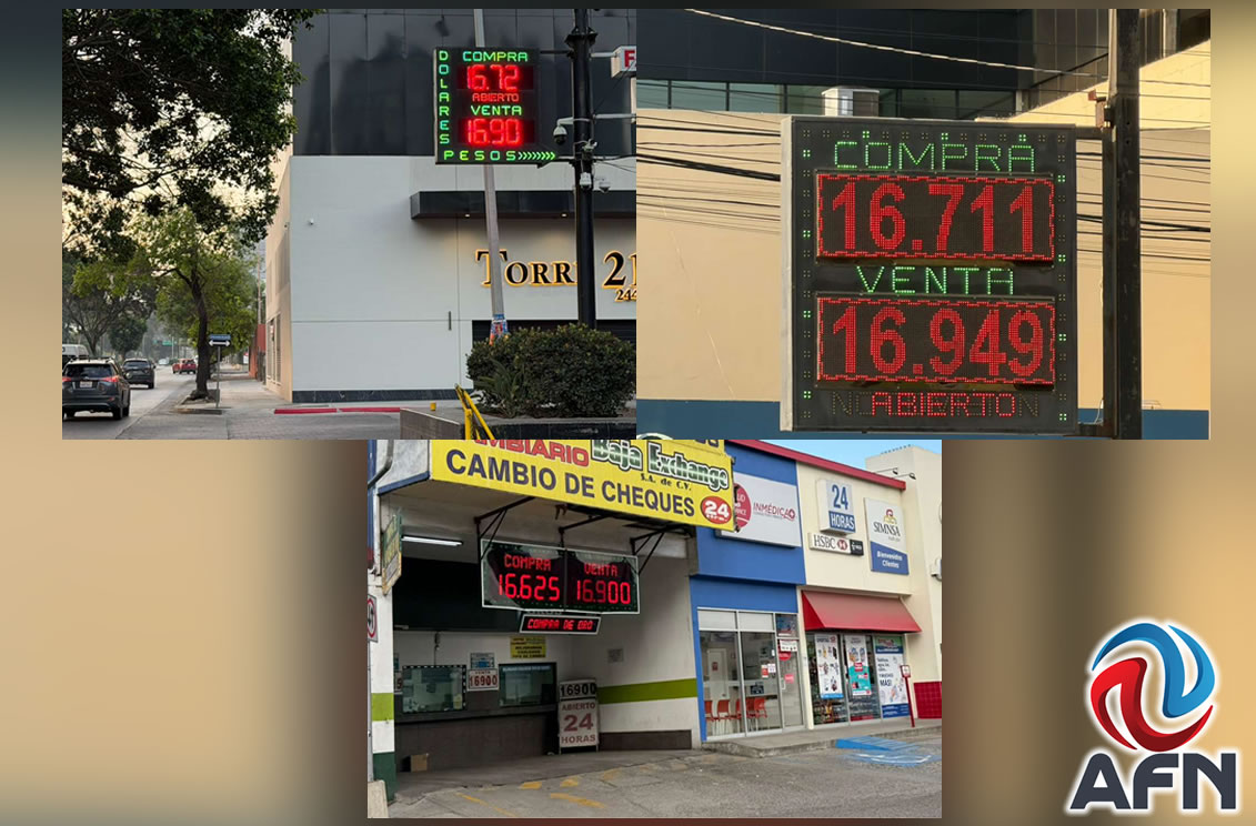 Sigue por debajo de 17 pesos precio del dólar a la venta en casas de cambio